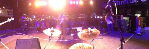 Jeff's view of our crowd