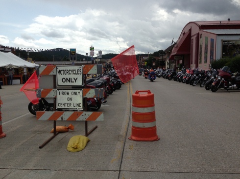 Hill City accommodates the 400,000 bikes that visit the hills for the rally!